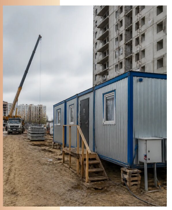 Аренда строительных вагончиков для рабочих в Сарапуле